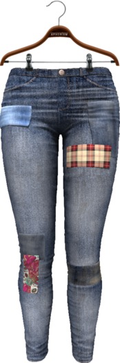 !APHORISM! Ana Patched Jeans - Worn