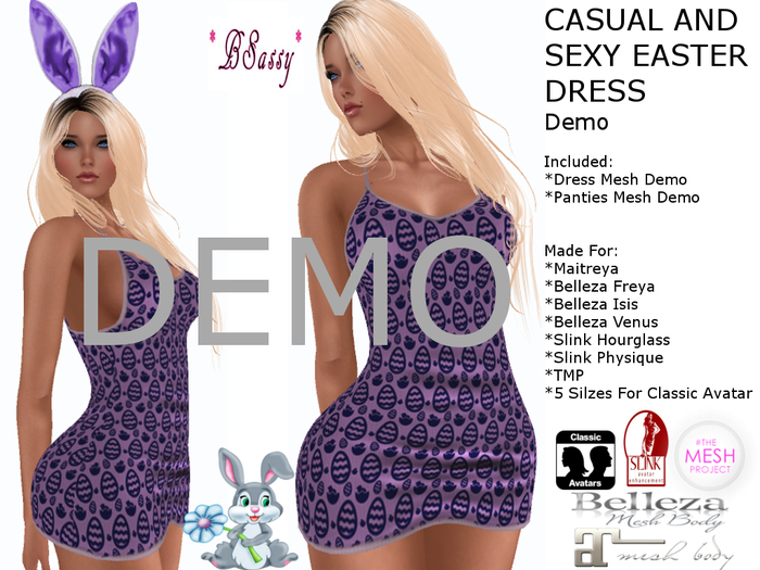 *BSASSY* CASUAL AND SEXY EASTER DRESS DEMO