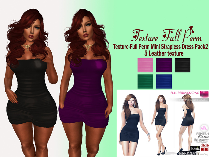 Texture SM_Mini Strapless Leather Pack 2