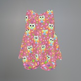 Red Jelly Bean Owl Mesh Child Tunic Set box