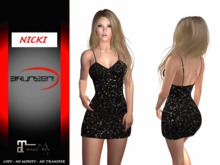 Brunsen! Mesh Dress Sexy Nicki for Maitreya Night