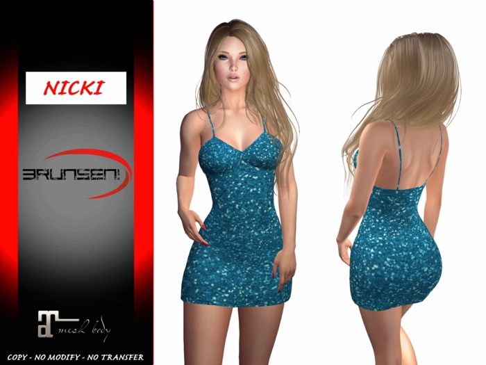 Brunsen! Mesh Dress Sexy Nicki for Maitreya Sky