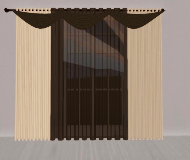 0005416 Mesh Curtain Cream