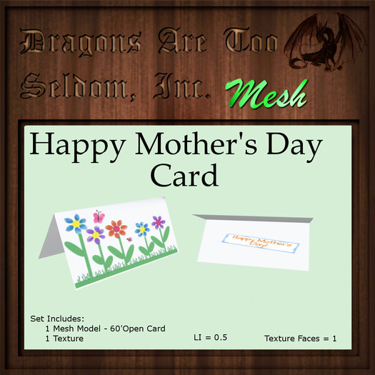 DATSI Mesh - Happy Mother's Day Card Set