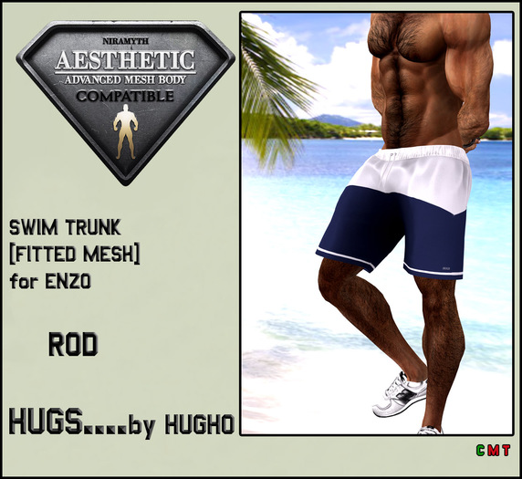HUGS AESTHETIC SWIM TRUNK ROD