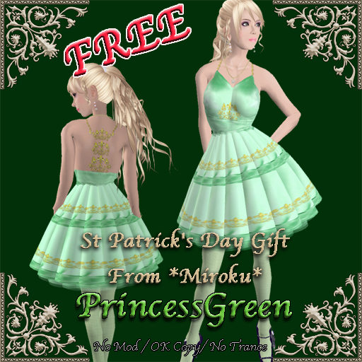 *Miroku*PrincessGreen stPatricksDay==Free gift==