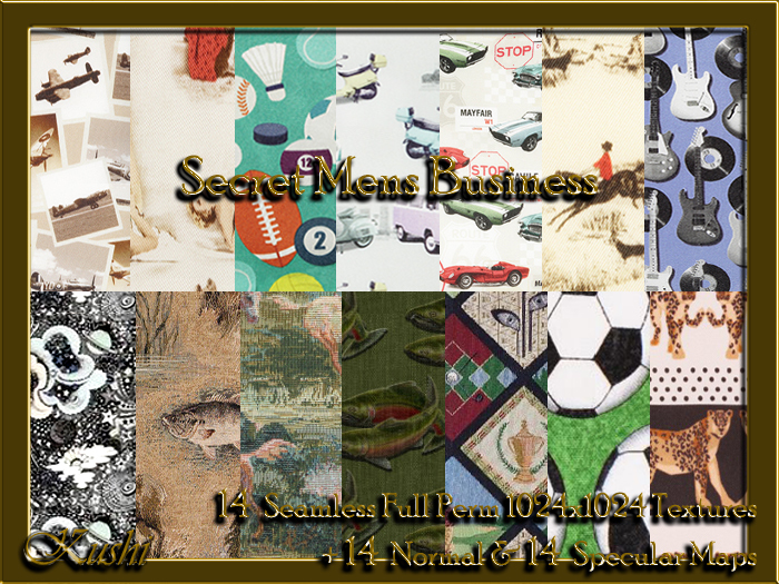 !Kushi! SecretMensBusiness Textures -WEAR TO UNPACK