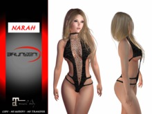 Brunsen! Sexy Lingerie Narah for Maitreya Lace Black