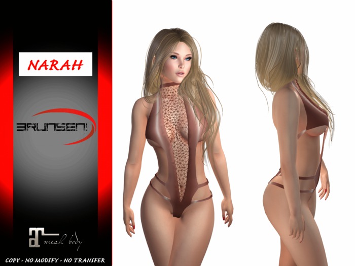 Brunsen! Sexy Lingerie Narah for Maitreya Latex Cafe
