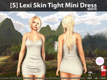 [S] Lexi Skin Tight Mini Dress White
