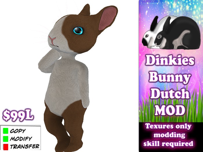 Dinkies* Rabbits - Dutch bunny - Tan