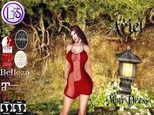 .~LS~ARIEL MINI DRESS {RED}