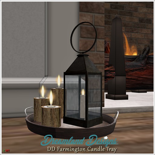 DD Farmington Candle Tray Boxed