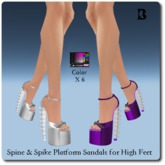 Blackburns Spine & Spike Platform Sandal for High Feet