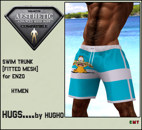HUGS AESTHETIC SWIM TRUNK HYMEN