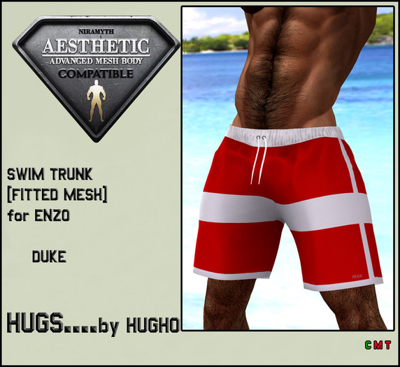 HUGS AESTHETIC SWIM TRUNK DUKE