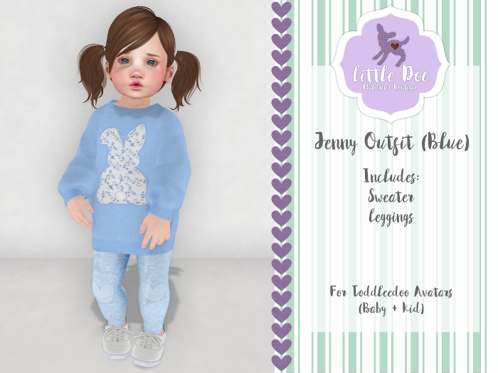 { LD } Jenny Outfit (Blue)