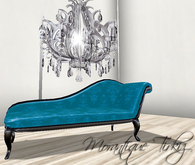 Morantique/Abiss Chaise Lounge Tirkiz Brocade COPY V2