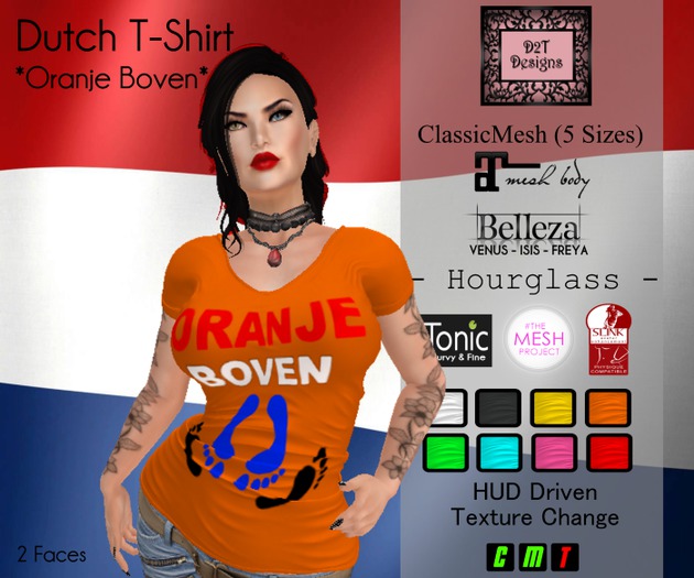 [D2T Designs] Dutch Oranje Boven [F] boxed