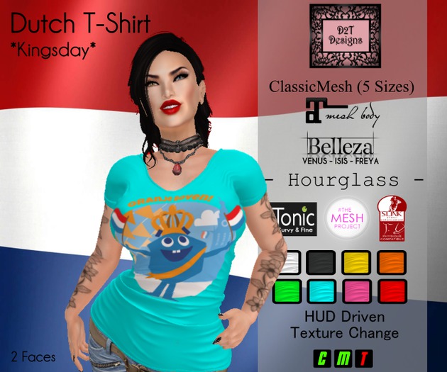 [D2T Designs] Dutch Kingsday [F] boxed