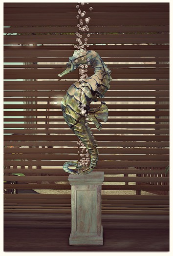 EVH_Table horse sea_blue