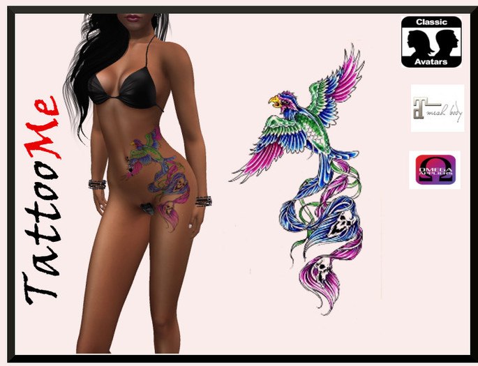 146 TattooMe phoenixskull