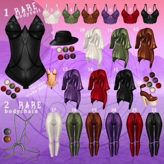 Moon Elixir - Bohemian Alchemy - 2 - Lara - Bodychain - RARE