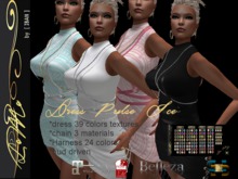 [ IBAN ] //010 MESH DRESS OUTFIT PULSE ICE