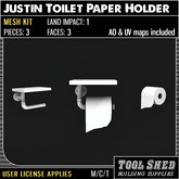Tool shed - Justin Toilet Paper Holder Mesh Kit
