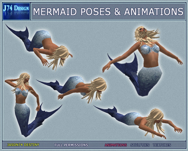 FullPerm Mermaid Poses&Animations