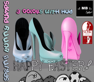 .: MB :. cute Spring Bunny Pumps w/HUD