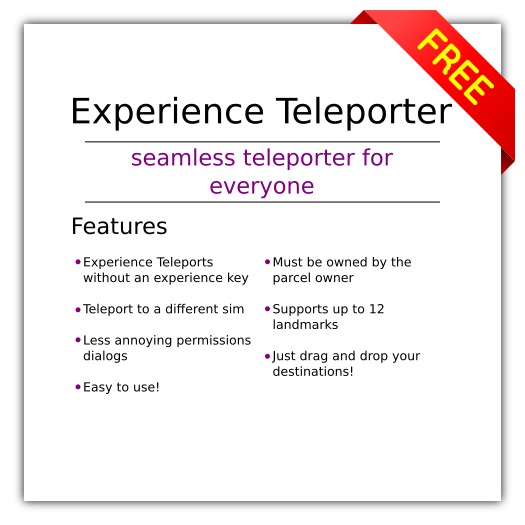 Landmark Teleporter