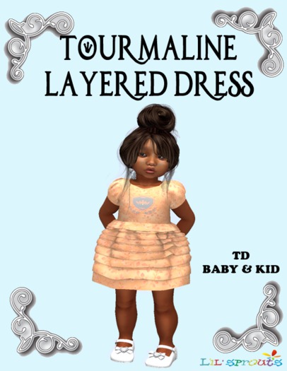 TOURMALINE LAYERED DRESS