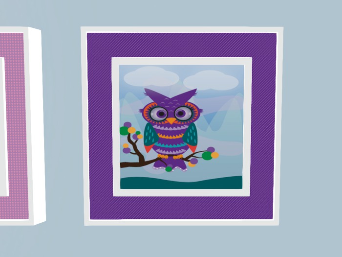 Owl Purple 1
