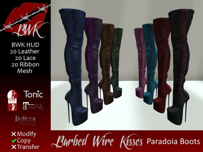 {BWK} Mesh Paradoia Boots (Boxed)
