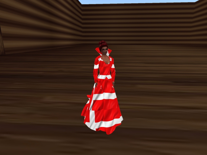 DANISH FLAG GOWN 1