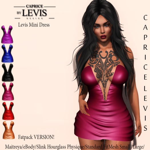 PROMO  Levis Mini Dress Fatpack by CapriceLevis Mesh 