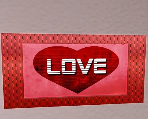 Miyo's Love Picture and Frame