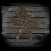 Repurposed DragonFly #1 weathered wood  6 prims