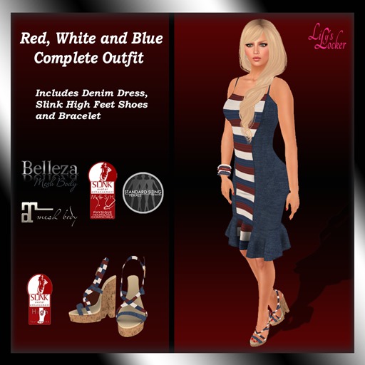 Lily's Locker - Red, White and Blue BOXED