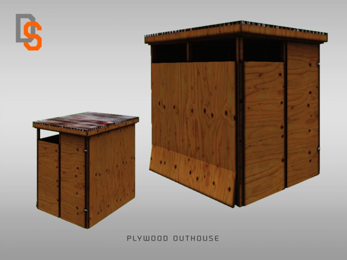 [DS] Plywood Outhouse