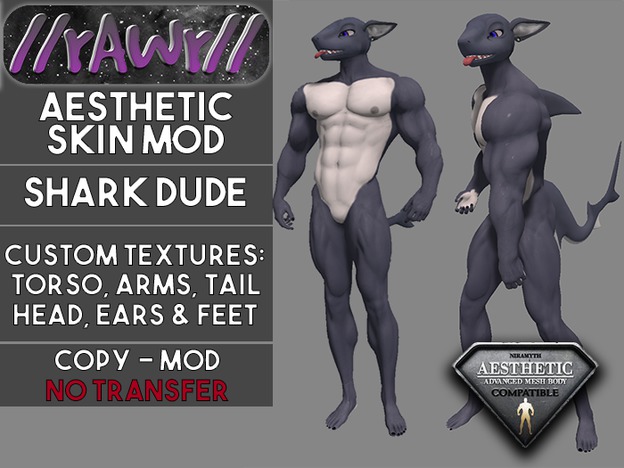 // rAWr// Shark Dude For AESTHETIC