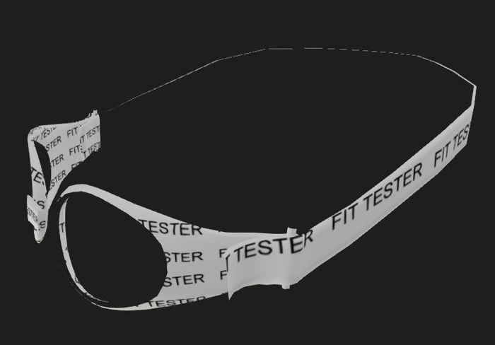 [ PROPAGANDA ] Spiky Goggles Fit Tester - Two linked pieces.