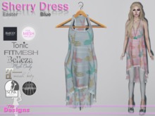 Sherry Dress Easter Blue