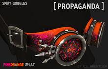 [ PROPAGANDA ] Spiky Goggles PinkOrangeSplat