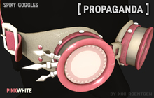 [ PROPAGANDA ] Spiky Goggles PinkWhite