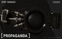 [ PROPAGANDA ] Spiky Goggles Rubber