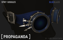 [ PROPAGANDA ] Spiky Goggles BlueBlack