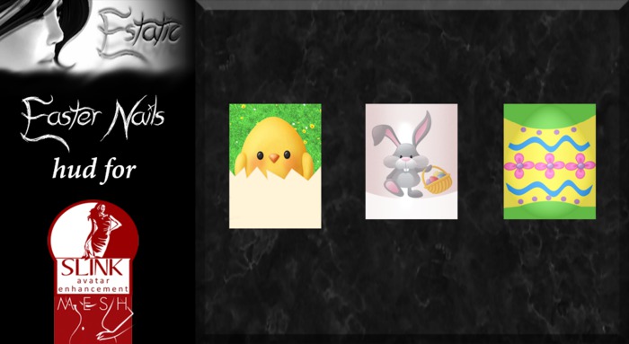 ~E~ Easter Nails - Slink HUD