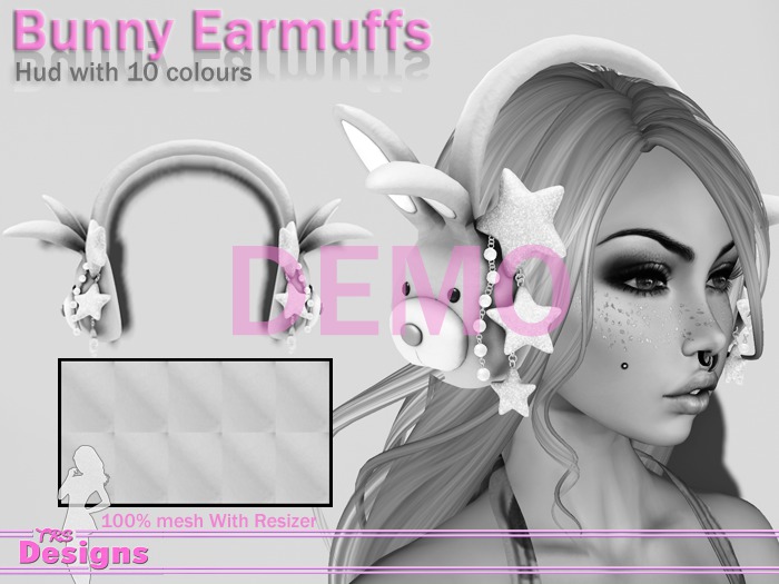 Bunny Demo Earmuffs